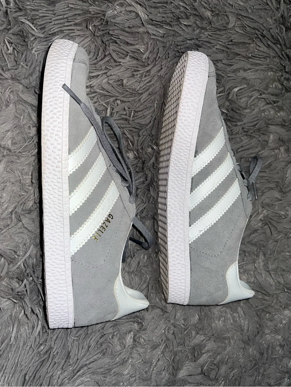 adidas Grey Suede Gazelle sneakers